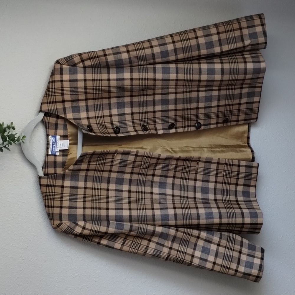 Vintage Pendleton Petite Jacket With Buttons And … - image 3